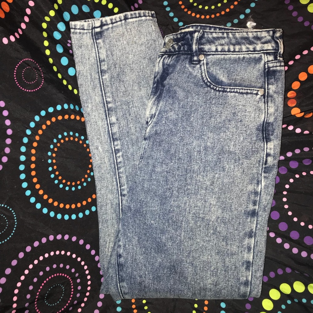 PacSun Acid Washed Mom Jeans